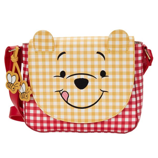 BORSA A TRACOLLA WINNIE THE POOH GINGHAM - DISNEY LOUNGEFLY