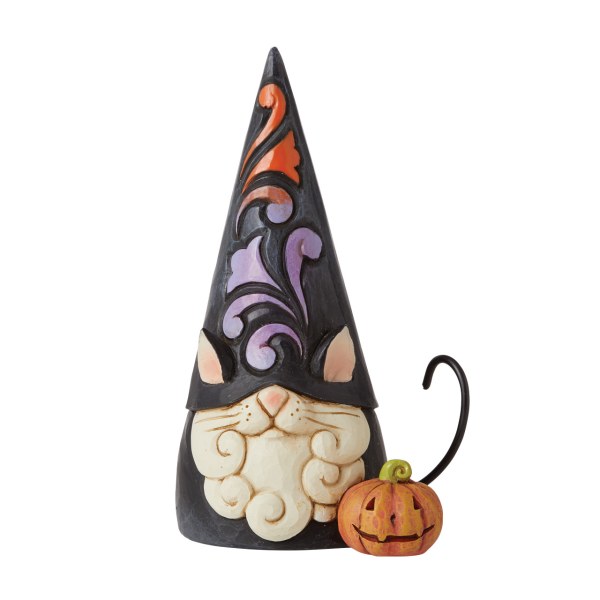 BLACK CAT GNOMO - JIM SHORE HEARTWOOD CREEK