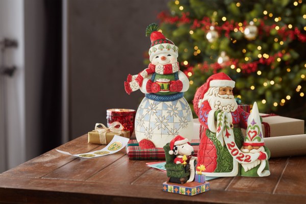 BABBO NATALE  CON GNOME - JIM SHORE HEARTWOOD CREEK