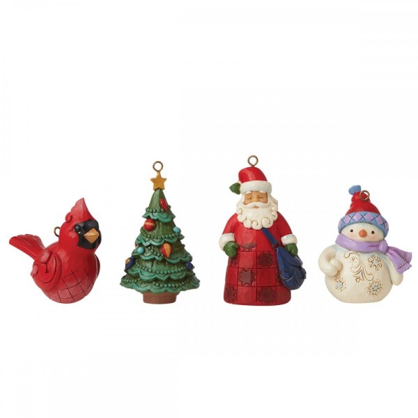 MINI ADDOBBI 4PCS - JIM SHORE HEARTWOOD CREEK
