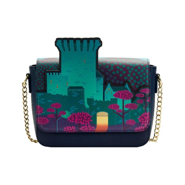 BORSA A TRACOLA BRAVE PRINCESS CASTLE SERIES - DISNEY LOUNGEFLY
