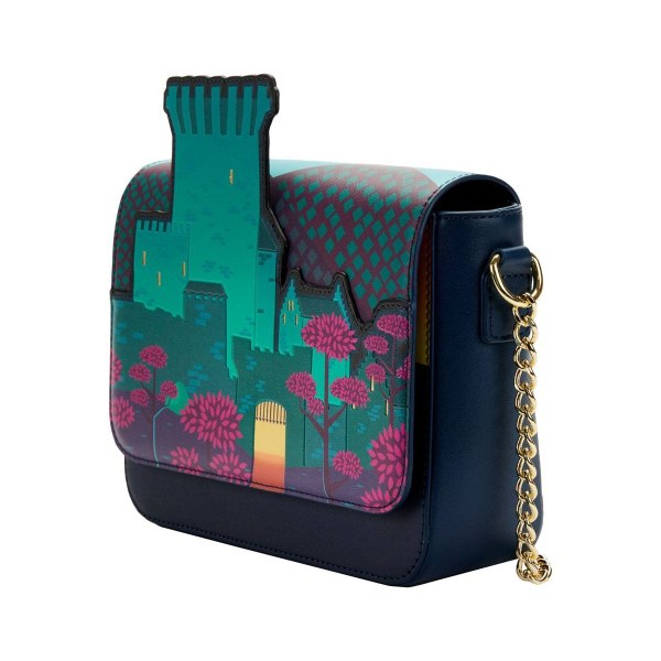 BORSA A TRACOLA BRAVE PRINCESS CASTLE SERIES - DISNEY LOUNGEFLY