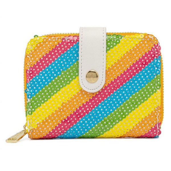 PORTAFOGLIO SEQUIN RAINBOW MINNIE - DISNEY LOUNGEFLY