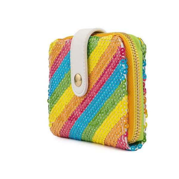 PORTAFOGLIO SEQUIN RAINBOW MINNIE - DISNEY LOUNGEFLY