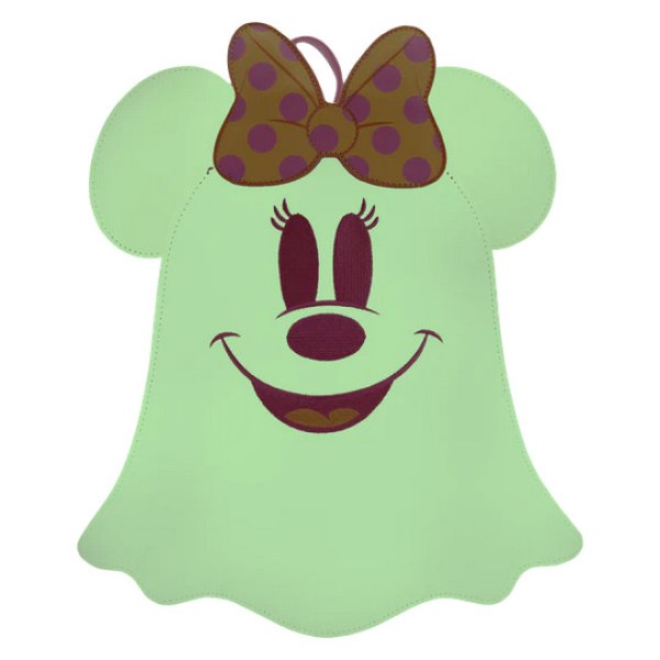 MINI ZAINO FANTOME PASTEL MINNIE ( BRILLA NEL NERO )- DISNEY LOUNGEFLY