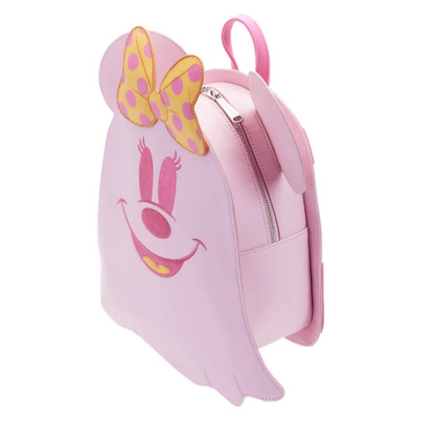 MINI ZAINO FANTOME PASTEL MINNIE ( BRILLA NEL NERO )- DISNEY LOUNGEFLY