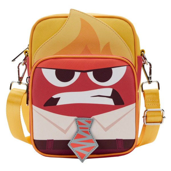 BORSA A TRACOLLA INSIDE OUT ANGRY (BRILLA NEL NERO ) - DISNEY LOUNGEFLY