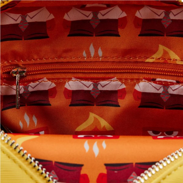 BORSA A TRACOLLA INSIDE OUT ANGRY (BRILLA NEL NERO ) - DISNEY LOUNGEFLY
