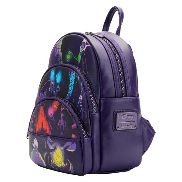 MINI ZAINO CATTIVI ( SI ILLUMINA AL BUIO ) - DISNEY LOUNGEFLY