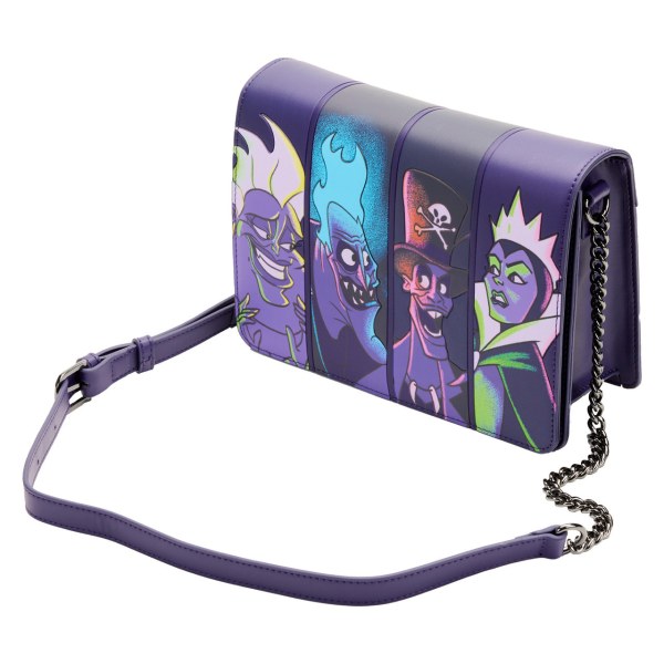 BORSA A TRACOLLA CATTIVI ( SI ILLUMINA AL BUIO ) - DISNEY LOUNGEFLY