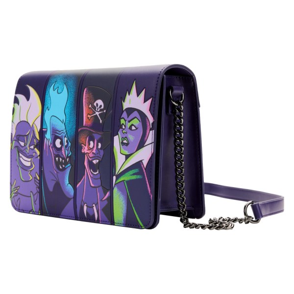 BORSA A TRACOLLA CATTIVI ( SI ILLUMINA AL BUIO ) - DISNEY LOUNGEFLY