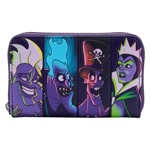 PORTAFOGLIO CATTIVI ( SI ILLUMINA AL BUIO ) - DISNEY LOUNGEFLY