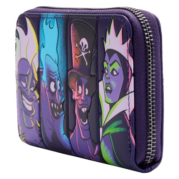 PORTAFOGLIO CATTIVI ( SI ILLUMINA AL BUIO ) - DISNEY LOUNGEFLY