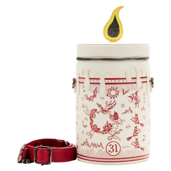 BORSA A TRACOLLA HOCUS POCUS FIAMMA NERA ( SI ILLUMINA AL BUIO ) - DISNEY LOUNGEFLY