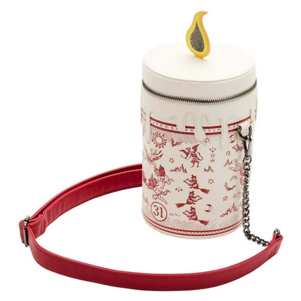 BORSA A TRACOLLA HOCUS POCUS FIAMMA NERA ( SI ILLUMINA AL BUIO ) - DISNEY LOUNGEFLY