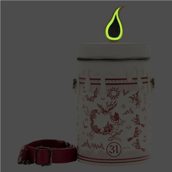 BORSA A TRACOLLA HOCUS POCUS FIAMMA NERA ( SI ILLUMINA AL BUIO ) - DISNEY LOUNGEFLY