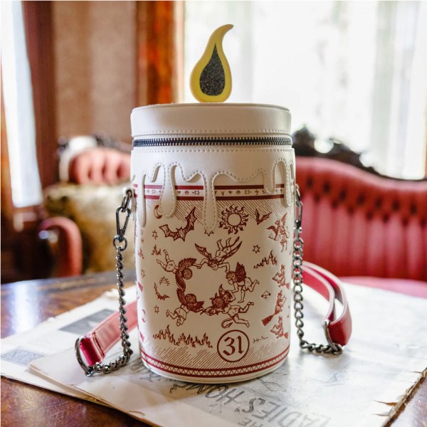 BORSA A TRACOLLA HOCUS POCUS FIAMMA NERA ( SI ILLUMINA AL BUIO ) - DISNEY LOUNGEFLY