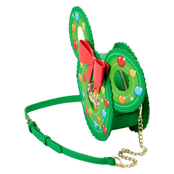BORSA A TRACOLLA CIP & CIOP CORONA DI NATALE - DISNEY LOUNGEFLY