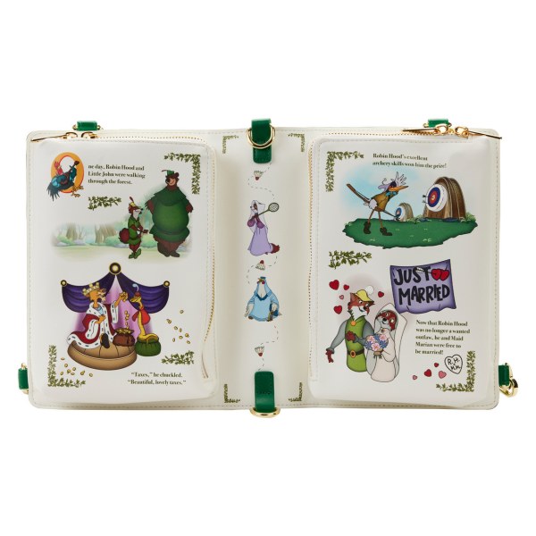 BORSA A TRACOLA ROBIN HOOD CLASSIC BOOK CONVERTIBLE - DISNEY LOUNGEFLY