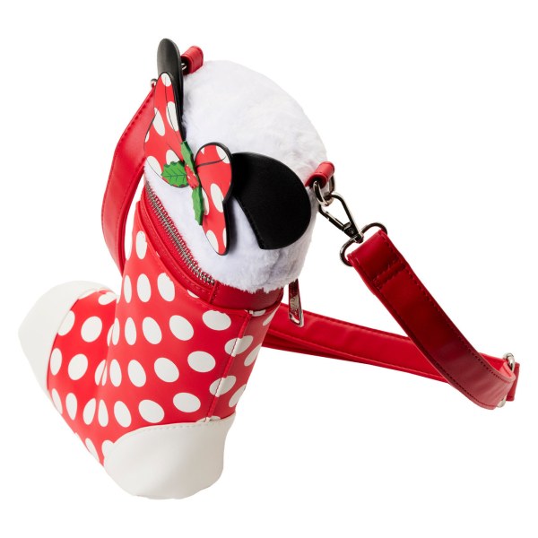 BORSA A TRACOLA CALZINO DI NATALE TOPOLINO & MINNIE - DISNEY LOUNGEFLY