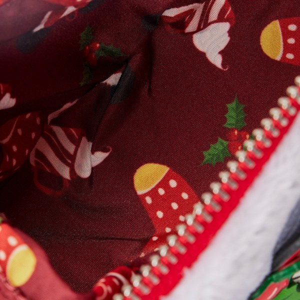 BORSA A TRACOLA CALZINO DI NATALE TOPOLINO & MINNIE - DISNEY LOUNGEFLY