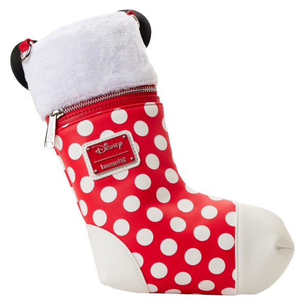 BORSA A TRACOLA CALZINO DI NATALE TOPOLINO & MINNIE - DISNEY LOUNGEFLY