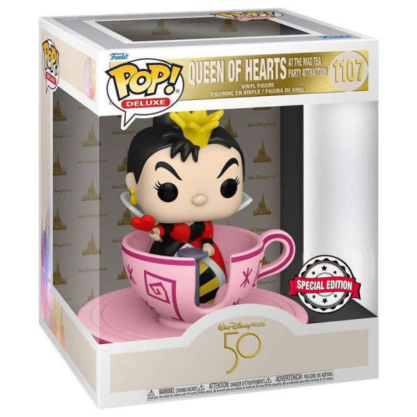 FUNKO POP! 1107 SPECIAL EDITION - DISNEY WORLD 50TH REGINA DEL CUORE IN TAZZA - ALICE NEL PAESE DELLE MERAVIGLIE
