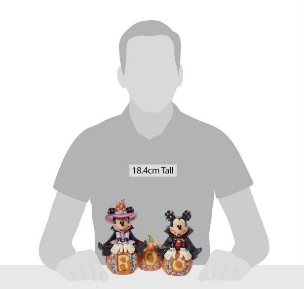 TOPOLINO & MINNI HALLOWEEN FOSFORESCENTE - DISNEY TRADITIONS
