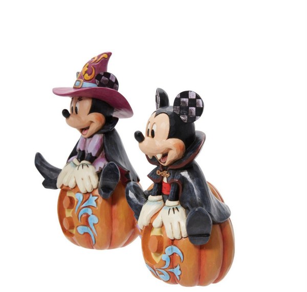 TOPOLINO & MINNI HALLOWEEN FOSFORESCENTE - DISNEY TRADITIONS