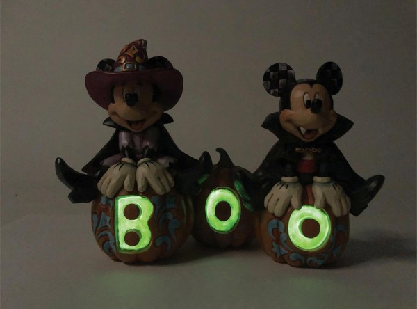 TOPOLINO & MINNI HALLOWEEN FOSFORESCENTE - DISNEY TRADITIONS