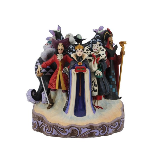 CARVED BY HEART VILAINS- DISNEY TRADITIONS