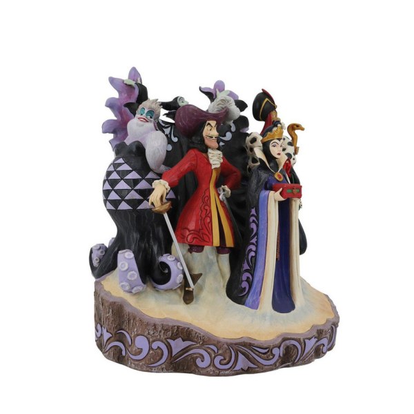 CARVED BY HEART VILAINS- DISNEY TRADITIONS