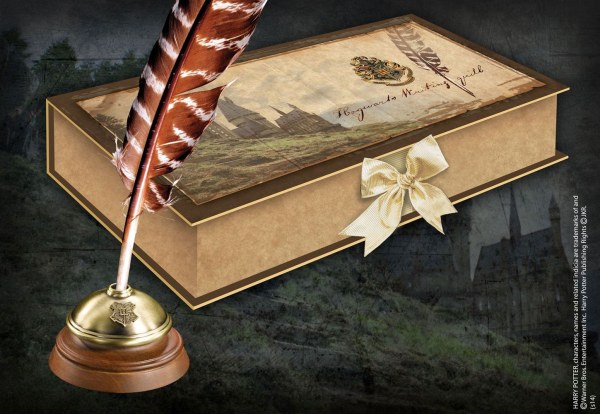 REPLICA PIUMA E CALAMAIO HOGWARTS - HARRY POTTER