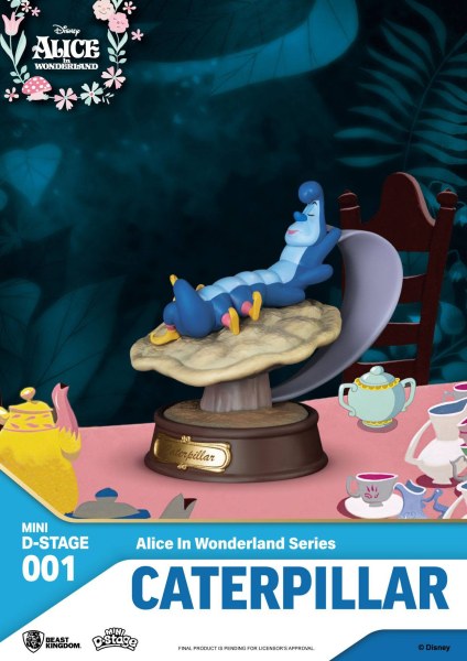 LOTTO DI 6 FIGURINE ALICE NEL PAESE DEL MERAVIGLIE - MINI DISNEY D-STAGE