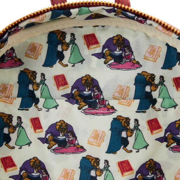 MINI ZAINO LA BELLA E LA BESTIA LIBRARY SCENE - DISNEY LOUNGEFLY