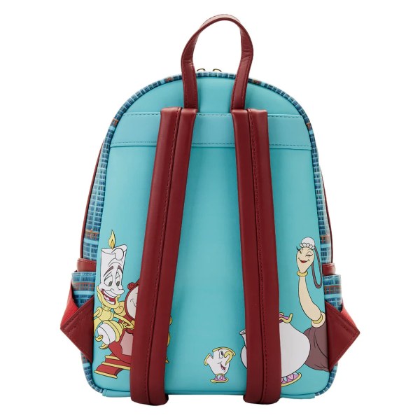 MINI ZAINO LA BELLA E LA BESTIA LIBRARY SCENE - DISNEY LOUNGEFLY