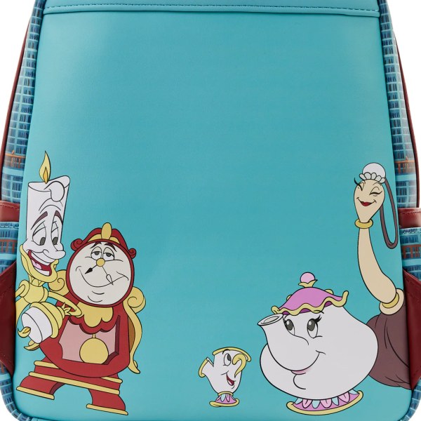 MINI ZAINO LA BELLA E LA BESTIA LIBRARY SCENE - DISNEY LOUNGEFLY