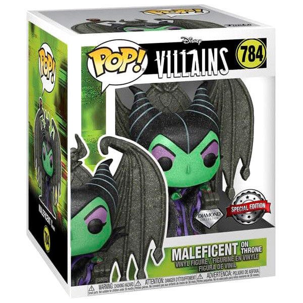 FUNKO POP! 784 - DISNEY LA BELLA ADDORMENTATA NEL BOSCO - MALEFICA SUL SUO TRONO DIAMOND VERSIONE