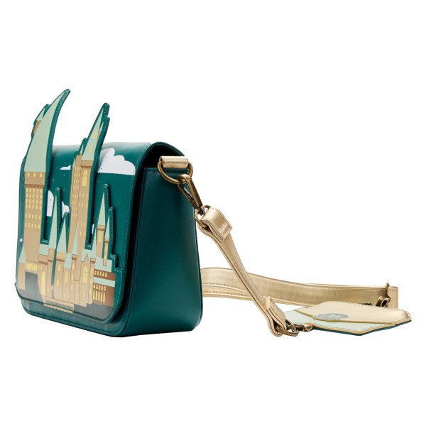 BORSA A TRACOLLA GOLDEN HOGWARTS - HARRY POTTER LOUNGEFLY
