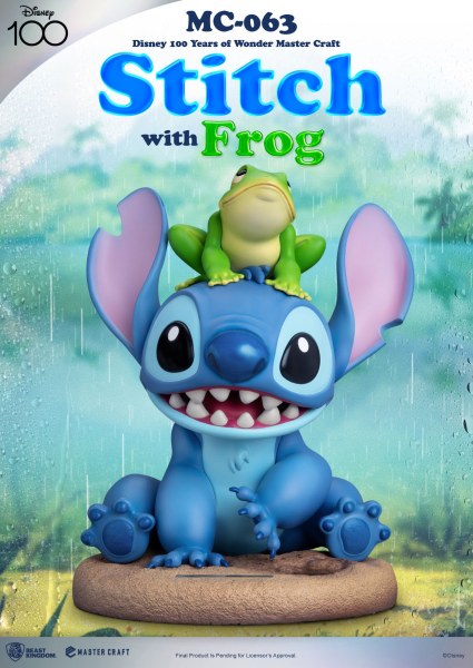 STITCH E IL RANOCCHIO - DISNEY MASTERCRAFT 100 YEARS OF WONDERS