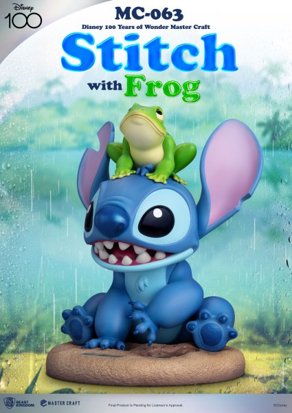 STITCH E IL RANOCCHIO - DISNEY MASTERCRAFT 100 YEARS OF WONDERS