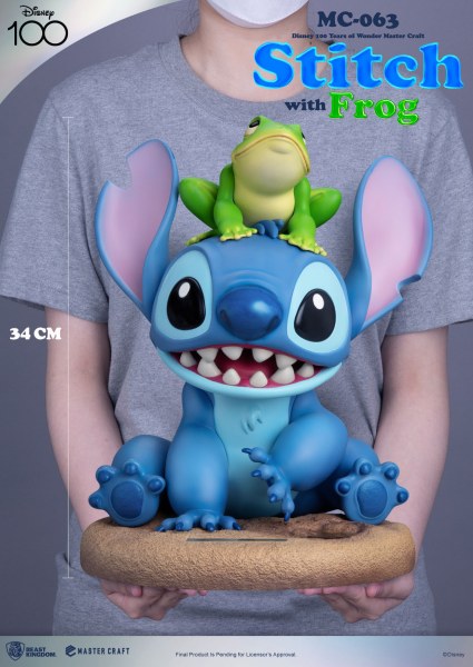 STITCH E IL RANOCCHIO - DISNEY MASTERCRAFT 100 YEARS OF WONDERS