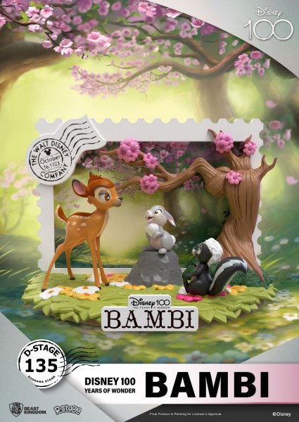 DIORAMA BAMBI - DISNEY 100TH ANNIVERSARIO D-STAGE