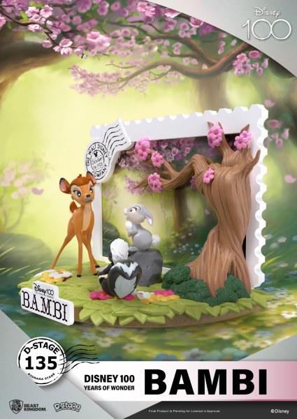 DIORAMA BAMBI - DISNEY 100TH ANNIVERSARIO D-STAGE