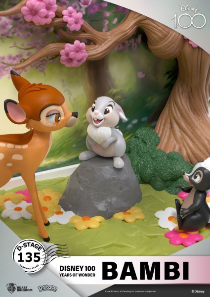 DIORAMA BAMBI - DISNEY 100TH ANNIVERSARIO D-STAGE