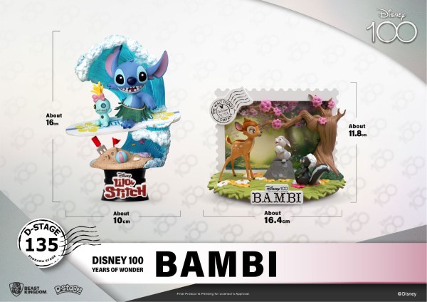 DIORAMA BAMBI - DISNEY 100TH ANNIVERSARIO D-STAGE