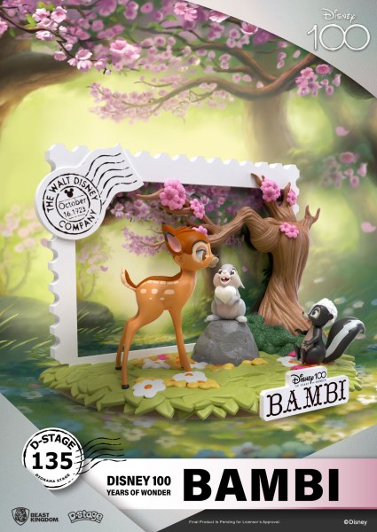 DIORAMA BAMBI - DISNEY 100TH ANNIVERSARIO D-STAGE