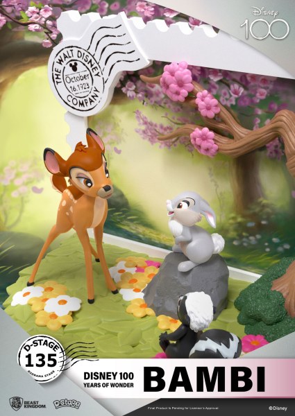 DIORAMA BAMBI - DISNEY 100TH ANNIVERSARIO D-STAGE