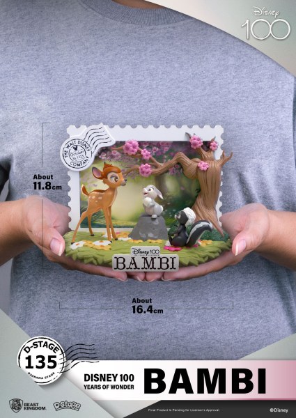 DIORAMA BAMBI - DISNEY 100TH ANNIVERSARIO D-STAGE