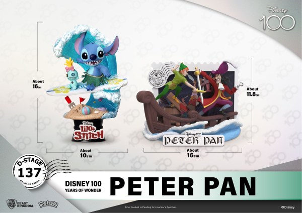 DIORAMA PETER PAN - DISNEY 100TH ANNIVERSARIO D-STAGE